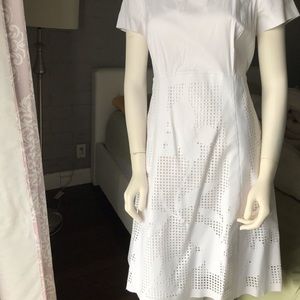 White Lafayette 148 Dress